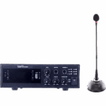 EPCOM PROAUDIO EPB120E/MIC – Kit de Amplificación / 120W / Bluetooth / MP3 / FM / XLR Phantom 48V / Micrófono Cuello de Ganso Cardioide / XLR 8 m (26.2 ft)