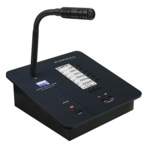 EGI AUDIO SOLUTIONS 1211M – Consola de Avisos Multizona IP / Audio 16 bits 44.1 kHz / Display Tinta Electrónica / Micrófono Electret / 6 Teclas Directas / Grabación de Mensajes