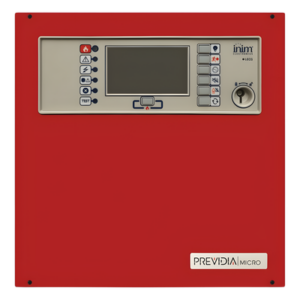 INIM ELECTRONICS PREVIDIA-MSEZR – Central de Incendio Convencional / 4 Zonas Ampliables a 20 / Pantalla Táctil 4.3" / Ethernet y Cloud / Extinción EN 12094-1 / EN 54-2/4/21