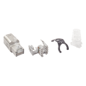 SIEMON ZP1-6AS-01S – Conector RJ45 de Campo / Categoría 6A Blindado / 10G / Sin Bota / Terminación Rápida / UL 2043 Plenum / Guía de Color