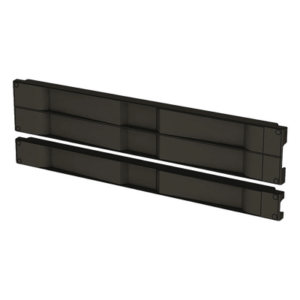 HOFFMAN D19BPT2RU – Tapa Ciega para Rack / 19" / 2 UR / Instalación a Presión / Plástico UL / Negro Mate