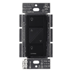 LUTRON CASETA WIRELESS PD10NXDBL – Atenuador de Pared Inteligente / 120 V / LED/CFL 250 W / Incandescente/Halógeno 1000 W / MLV 1000 VA / Neutro Opcional / Alcance RF 18 m (59.1 ft)