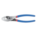 DONGCHENG D071808 – Pinza Mecánica / 8 Pulgadas / Acero al Carbono / Mordaza Dentada / Cortador de Alambre Integrado / Mango Ergonómico