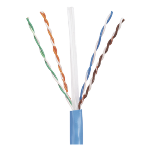 PANDUIT PUC5C04BU-CE – Bobina UTP Cat 5e / 305 m (1000 ft) / 24 AWG Cobre Sólido / PVC CM / 4 Pares / Azul