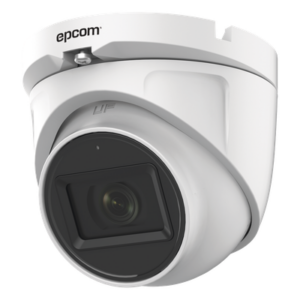 EPCOM PROFESSIONAL E8-TURBO-G2/A – Cámara Domo TURBOHD / 2 Megapixel / Gran Angular 106° / IR 20 m (65.6 ft) / Audio por Coaxitron / IP66 / Metal