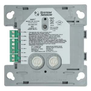 SYSTEM SENSOR W-SYNC – Módulo de Sincronización Inalámbrico / Frecuencia 902-928 MHz / Malla en Cascada / Hasta 50 Dispositivos / Paneles Notifier, Fire-Lite, Silent Knight, Farenhyt