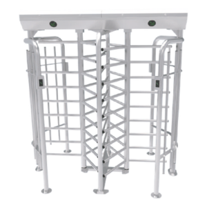 ZKTECO FHT-2300-D – Torniquete Doble de Cuerpo Completo / 25 personas/min / IP54 / Acero Inoxidable SUS304 / Interior-Exterior / 1.90 pies de ancho de carril