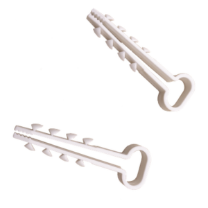 LINKEDPRO LPHOLD10 – Clips Sujetadores de Plástico / 6 a 12 mm / 100 Piezas / Fijación en Pared / UTP, Coaxial y Eléctrico Ligero