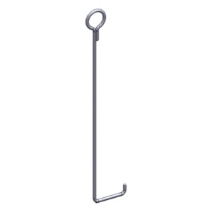 SYSCOM TOWERS SAZ-45 – Ancla de Piso para Retenida / Torre 45 m (147.6 ft) / Varilla 3/4" / Galvanizado por Electrólisis / Anclaje 32 m (105 ft)