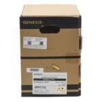 GENESIS 6360-1102/1000 – Bobina de Cable UTP Cat6 Riser / 305m (1000 pies) / Color Amarillo / UL CMR / Probado a 350 MHz / 23 AWG Cobre Sólido / -20°C a 75°C / CCTV, Datos, IP, RS485