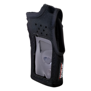 BEE ELECTRONICS INC 3122-B – Funda Protectora de Nylon / Lazo para Cinto / Capuchón Auto-Adherible / Visor Frontal Transparente / Compatible con Radios Icom IC-F3021/3031/3230