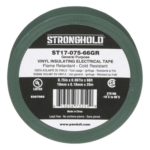 PANDUIT ST17-075-66GR – Cinta Aislante Eléctrica / PVC 0.18 mm / 19 mm x 20.12 m (66 ft) / 600V / -10°C a 80°C / Verde