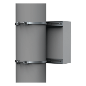 HOFFMAN EPF0300 – Kit de Fijación para Postes / Acero Galvanizado / Carga 900 N / Poste 80-250 mm / 2 Perfiles