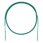 PANDUIT UTP28SP5GR – Cable de Parcheo Cat6 / UTP 28AWG / 1.52m (5 pies) / Verde / Diámetro 3.8mm / CM/LSZH