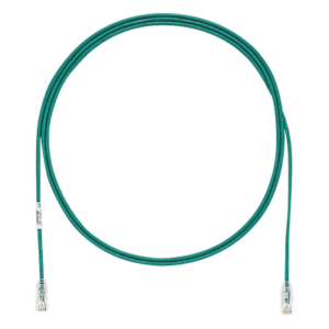 PANDUIT UTP28SP5GR – Cable de Parcheo Cat6 / UTP 28AWG / 1.52m (5 pies) / Verde / Diámetro 3.8mm / CM/LSZH