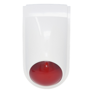 SFIRE SF-06R – Sirena Estrobo / 110 dB / 12 VCC / Estrobo Rojo Integrado / Interior y Exterior