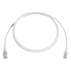 SIEMON MC6-05-0228 – Patch Cord Modular Cat6 UTP / 28AWG / CM/LS0H / 1.52 m (5 Pies) / Diámetro 4.0 mm / Blanco
