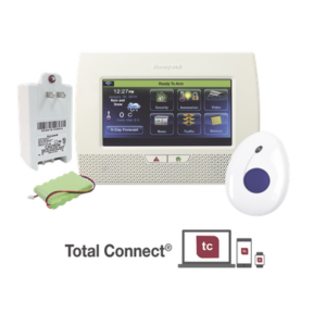 HONEYWELL HOME RESIDEO L7000-LAS-FALL – Panel de alarma / pantalla táctil color 7" / Wi-Fi y Z-Wave / AlarmNet y Total Connect / botón de pánico con detección de caídas