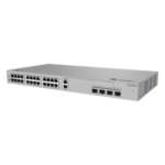 HUAWEI S220S-26PN4JX – Switch Administrable Capa 2 / 22 Puertos PoE+ Gigabit + 2 Puertos PoE+ 2.5 Gbps + 2 SFP 2.5 Gbps + 2 SFP+ 10 Gbps / PoE Perpetuo 400 W / 3.54 ft x 1.81 ft x 1.18 ft