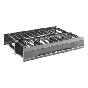 HOFFMAN DCHD2 – Organizador de Cables Horizontal / Doble Cara Frontal y Posterior / Rack 19in / 2 UR / Capacidad 223 Cables Cat 5e