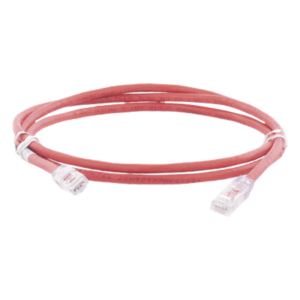 PANDUIT NK6PC7RDY – Cable de Parcheo / Cat 6 / U/UTP / 2.1 m (7 ft) / 24 AWG / CM / Rojo
