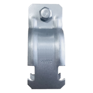 ANCLO ANC-AU112 – Abrazadera Unicanal / Conduit Cédula 40 / 38 mm (1 1/2') / Acero Calibre 14 / Industrial