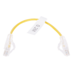 LINKEDPRO BY EPCOM LP-UT6-020-YE28 – Cable de Parcheo Slim UTP / Cat6 / 20 cm (0.66 ft) / 28 AWG / 1 Gbps / RJ45