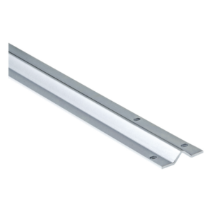 COMUNELLO 1020-1705-001 – Guía de Piso para Ruedas Tipo V / Montaje de Sobreponer / Longitud 3 m (9.84 ft) / Acero Galvanizado / Ancho 25 mm