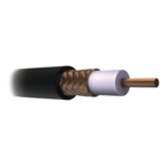 VIAKON JV44 – Cable Coaxial RG11/U / 305 m (1000 ft) / AWG 14 / PE Espumado / Blindaje 60% / Intemperie / Video Vigilancia