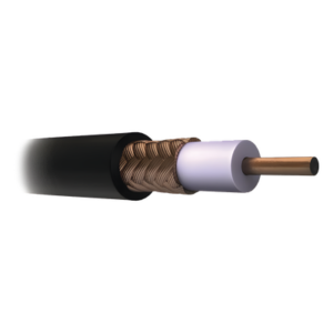 VIAKON JV44 – Cable Coaxial RG11/U / 305 m (1000 ft) / AWG 14 / PE Espumado / Blindaje 60% / Intemperie / Video Vigilancia