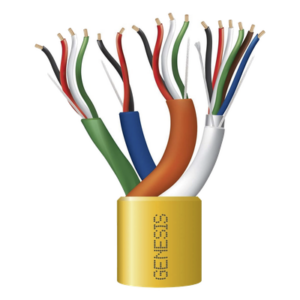 GENESIS 2196-1002 – Cable Compuesto para Control de Acceso / 305 m (1000 ft) / 6x22 AWG + 4x18 AWG + 6x22 AWG / CMR CL3R FT4 / Intemperie