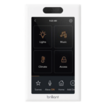 BRILLIANT BHA120USWH1C – Control de Iluminación Inteligente / Pantalla Táctil LCD 5 Pulgadas / Wi-Fi 2.4 GHz / 3 Controles Integrados / Compatible Alexa, Google Home y Apple HomeKit / 120V 60 Hz
