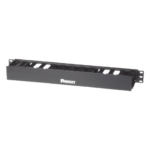 PANDUIT WMPFSE – Organizador de Cables Horizontal / 1UR / 19 pulgadas (483 mm) / Solo Frontal / Gestión Coaxial, Fibra y Categoría 5e/6