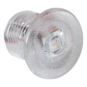 LUMITEC 101086 – Luz LED Marina de Cortesía / Rojo 45 Lúmenes / IP67 / 10-16 VDC / Policarbonato Transparente / Interior-Exterior