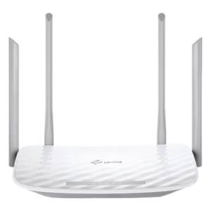 TP-LINK ARCHER-C20W – Router Wi-Fi 5 / Doble Banda AC1200 / 4 Antenas Externas / 4 Puertos LAN 10/100 Mbps / MU-MIMO 2x2 / Modo Triple Operación