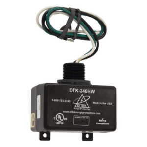 DITEK DTK-240HW – Dispositivo de Protección Contra Sobretensiones / 240 VCA / NEMA 4X / ¾" NPT Macho / 12 AWG / -35°C a +85°C