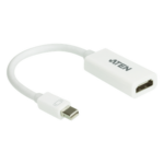 ATEN VC980 – Adaptador Mini DisplayPort a HDMI / 1920x1200 / 1080p HDTV / Audio Dolby TrueHD y DTS-HD / 0.62 x 0.07 x 0.04 ft