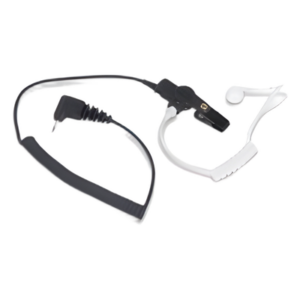 OTTO V1-10432 – Audífono de Tubo Acústico / Cable Retráctil / Conector Angular 2.5 mm / Solo Escucha / Diseño Ergonómico