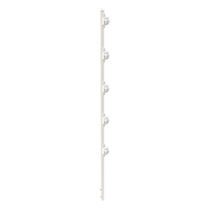 EPCOM INDUSTRIAL SYS-POST-3W – Poste para Cerca Electrificada / 5 Aisladores de Paso / Acero Galvanizado Cal. 18 / 1.2 m (3.9 ft) / Fijación Directa en Concreto