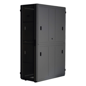 PANDUIT XGL64222B – Gabinete para Centro de Datos / 42 UR / 600 mm de Ancho / 1200 mm de Profundidad / Carga Estática 1588 kg / Ventilación 80% / Acero Soldado