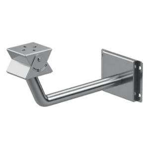 SYSCOM VIDEO SYE04/A – Soporte de Montaje para Gabinetes Antiexplosión / Acero Inoxidable / Carga 20 kg / Posición Ajustable / Compatible con SYE-800 y SYE-801