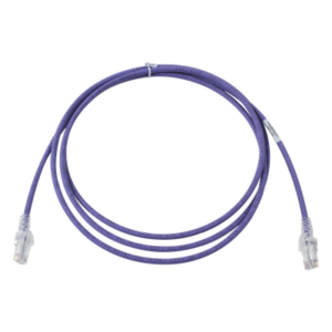 SIEMON MC6-07-08B – Patch Cord / Cat6 UTP / CM/LS0H / 2.13 m (7 ft) / 26 AWG / Ultra Delgado 5.3 mm / Violeta