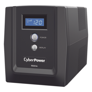 CYBERPOWER OM1500ATLCDA – UPS Línea Interactiva / 1500 VA / 900 W / AVR 86-148 Vca / 8 Salidas NEMA 5-15R / Supresión 245 J / LCD