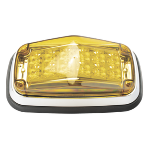 EPCOM INDUSTRIAL SIGNALING XT1885A – Luz de Advertencia / 8 x 4 in / Ámbar / IP67 / 12-30 VCC / SAE J595 / ECE R65
