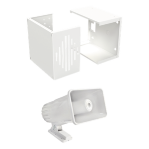 SFIRE SF581AGAB – Sirena de alarma / 2 tonos / 118 dB / 30 W / 12 VCC / 7.87 x 5.87 x 9.45 in / Gabinete exterior incluido