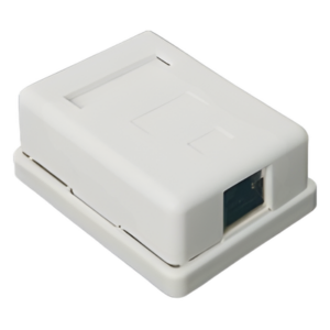 LINKEDPRO BY EPCOM LP-WP-6036 – Caja de Pared / 1 Puerto Keystone / Cat5e STP / Montaje Vertical / 0 a 70°C / UL-CE-ETL