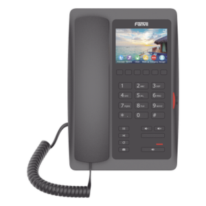 FANVIL H5WB – Teléfono IP WiFi / Pantalla LCD 3.5 pulgadas / Audio HD / Video H.264 1080p / 2 Cuentas SIP / PoE 802.3af / Wi-Fi 2.4 GHz