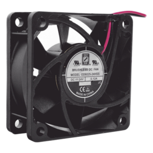 TXPRO FAN-602524 – Ventilador Axial Anticondensante / 60 x 60 x 25 mm / 24 Vdc / 25.0 CFM / 4500 RPM / 2.9 W / Cojinete Sellado