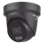 HIKVISION DS-2CD2347G3-LI2UY(BLACK) – Turret IP / 4 Megapixel / Lente 2.8 mm / 98.4 ft IR + Luz Blanca / Dual Micrófono / IP67 NEMA 4X / WDR 130 dB / AcuSense 3.0 / AcuSeek