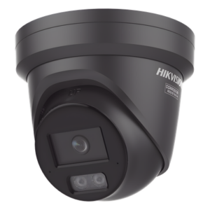 HIKVISION DS-2CD2347G3-LI2UY(BLACK) – Turret IP / 4 Megapixel / Lente 2.8 mm / 98.4 ft IR + Luz Blanca / Dual Micrófono / IP67 NEMA 4X / WDR 130 dB / AcuSense 3.0 / AcuSeek